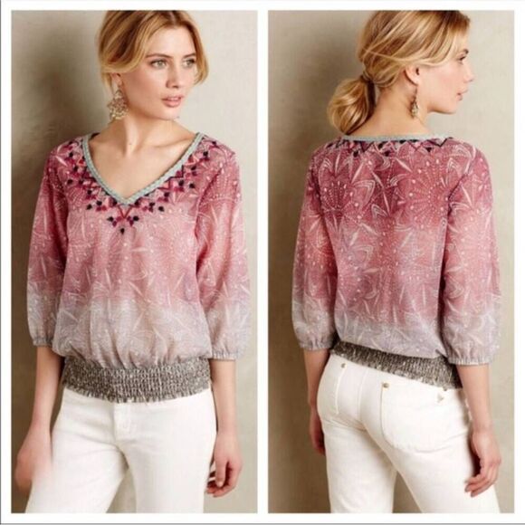 Akemi + Kin Embroidered Blouse - Picture 1 of 9